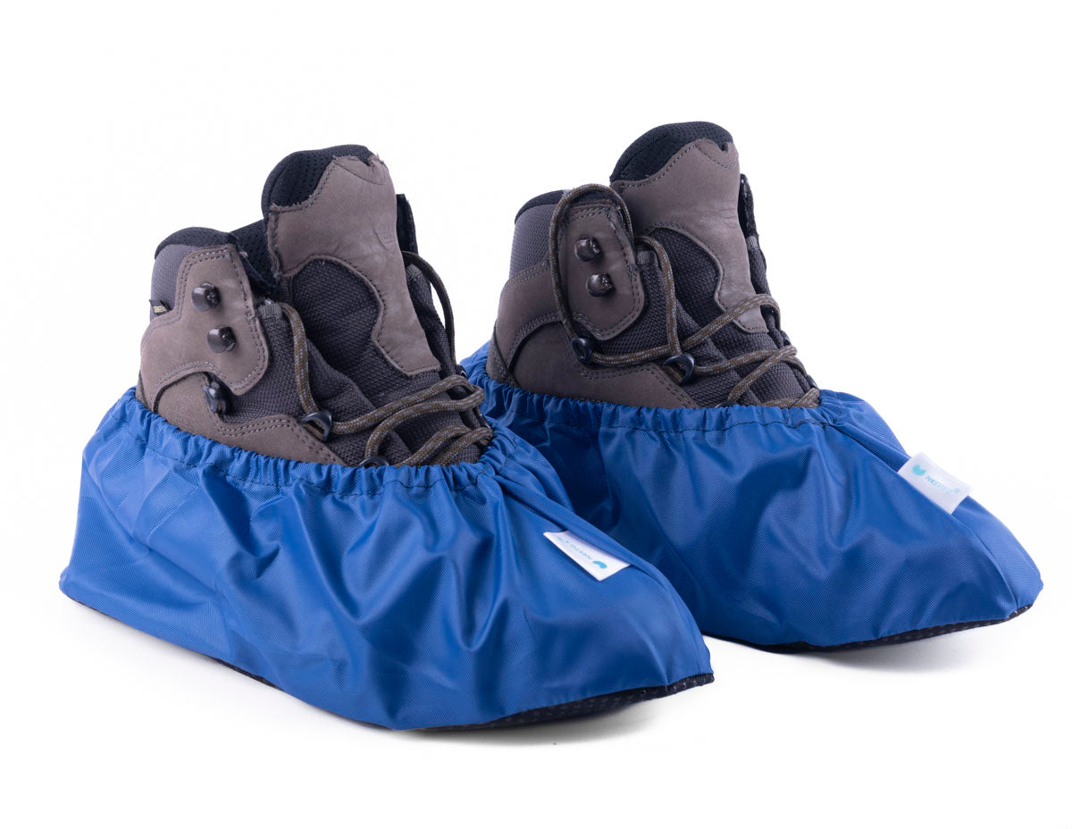 Nesto's® Waterafstotende Herbruikbare schoenovertrek - Licht Blauw