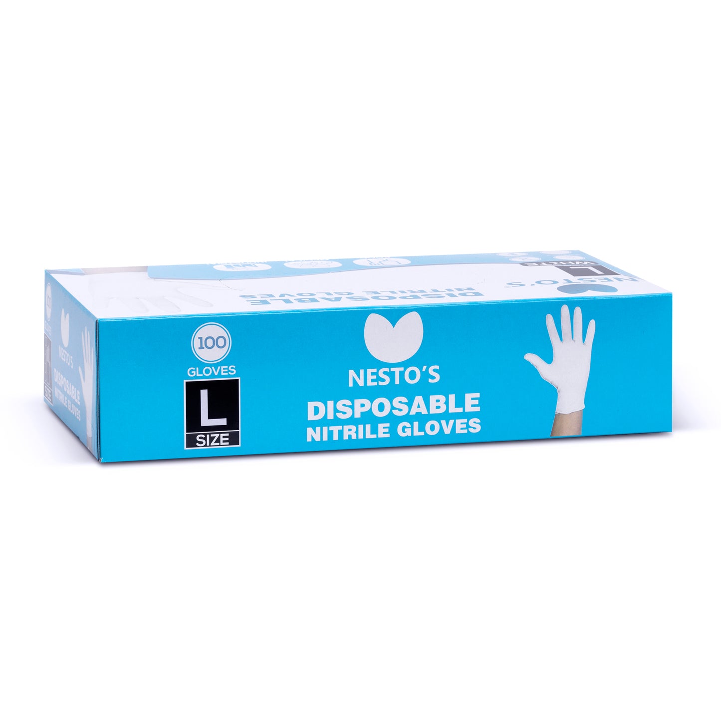 Nitrile wegwerp handschoenen wit