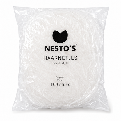 Nesto's® Wegwerp Haarkapjes Baret Style 100 stuks